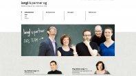Langl & Partner Website Screen 2