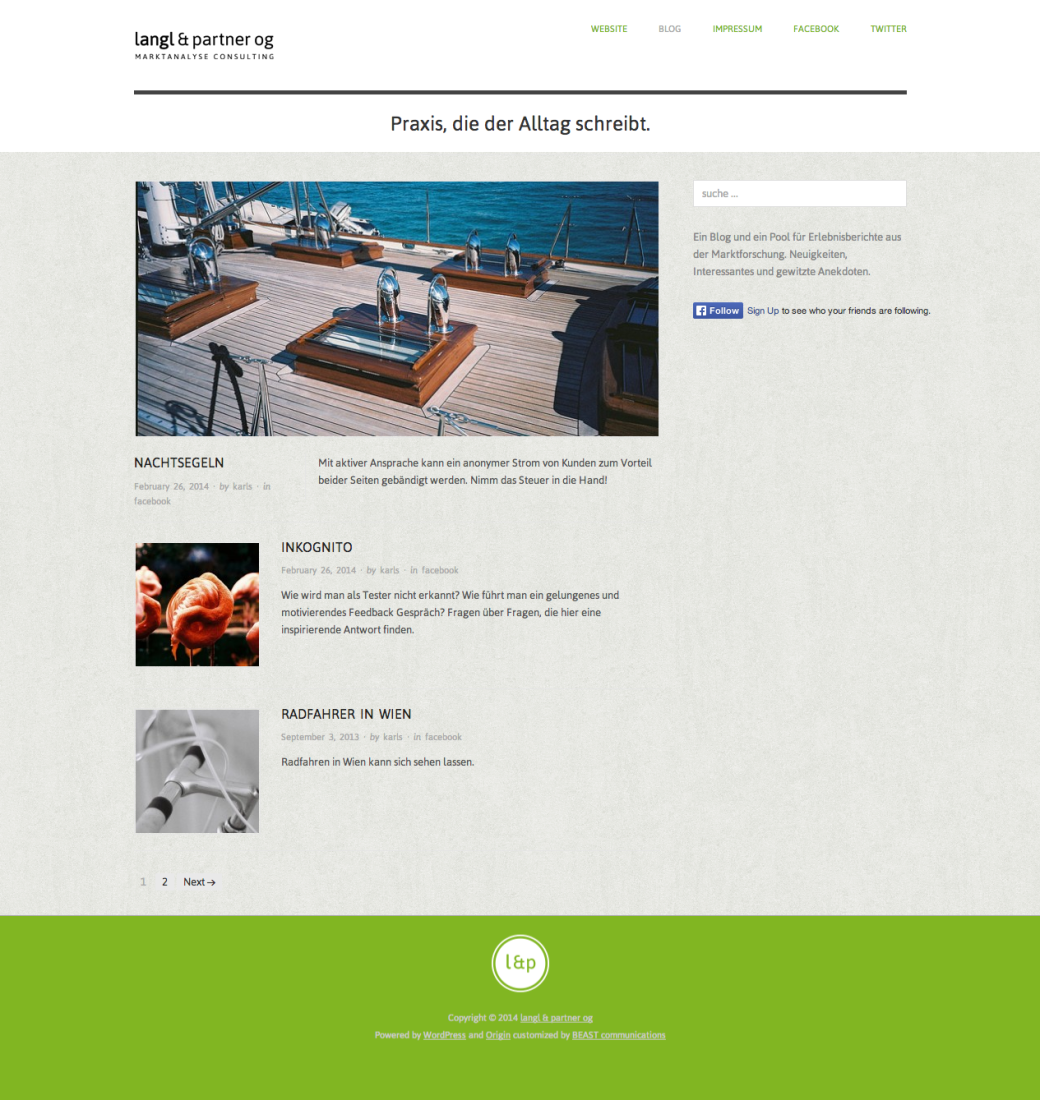 Blog Langl & Partner