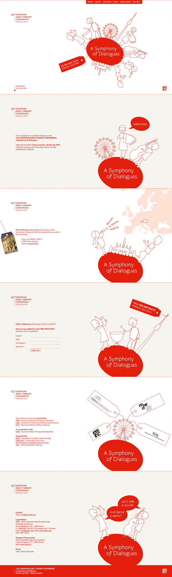 emtc 2016 responsive Wedesign Single Page Illustrationen