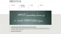 Langl & Partner Website Screen 3